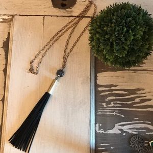 5/$30 Black Tassel Necklace